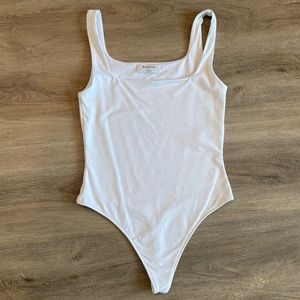 White Babaton Contour Bodysuit